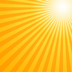 Obraz premium hot summer sun