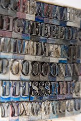 letterpress type blocks