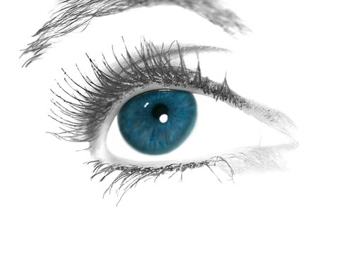 artwork of an blue eye
