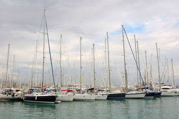 Fototapeta premium boats and yachts