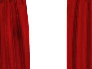 red curtain