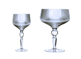 glasses isolated on white baclkground