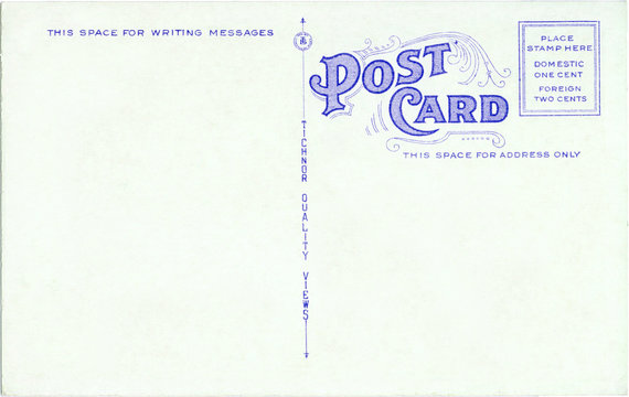 postcard - 1918