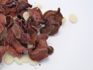 getrocknete karotte und aprikosen kern