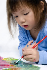 childhood painting series (on the floor)