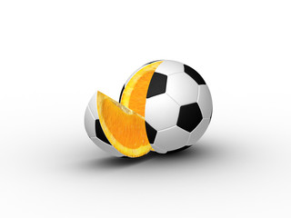 football orange