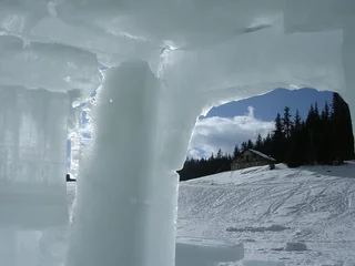 Cercles muraux Arctique igloo
