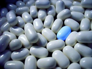 ausreisser blau