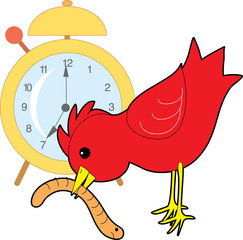 early bird worm