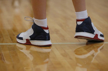 Fototapeta na wymiar basketball shoes