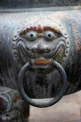 Fototapeta premium asian face of fear