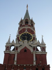 Fototapeta na wymiar Kreml. wieża. bicie zegara.