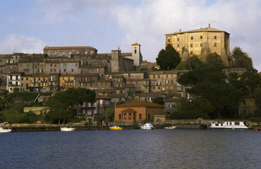 Obraz premium capodimonte, veduta del paese