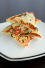 pizza stacked