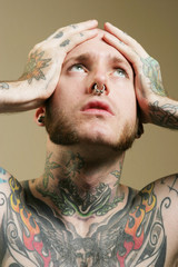 tattoo man - regret