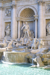 rom - fontana di trevi brunnen