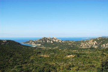 Fototapeta na wymiar Krajobraz Korsyki