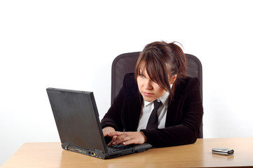 business woman at desk #19