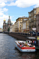 view of the channel griboedov (st.-petersburg).