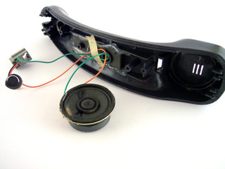handset in pieces