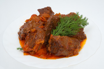 dish from meat
