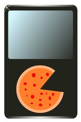 music player pizza