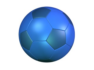  ballon de football bleu