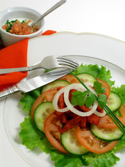 salad of chicken with tandoori spices 4