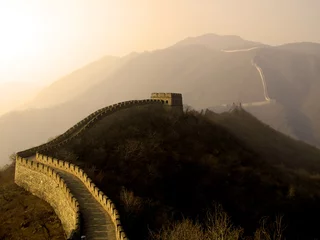 Stickers pour porte Mur chinois la Grande Muraille de Chine