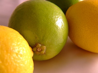 lime and lemons