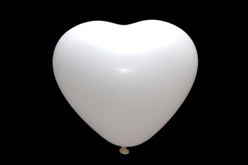 white baloon isolated