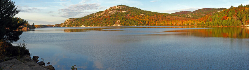 october's day at george lake