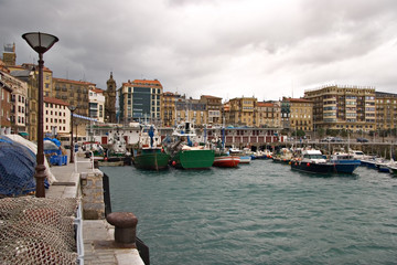 san sebastian harbour, basque country