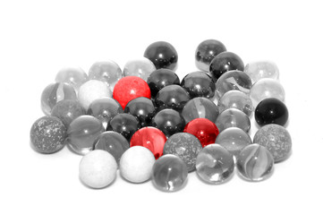 abstract glass balls