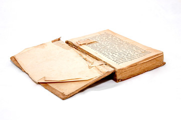 old open book