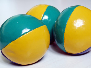 photo de balles de jonglage