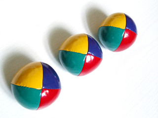 photo de balles de jonglage