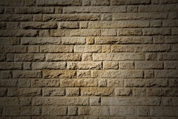stone wall background with highlighted center