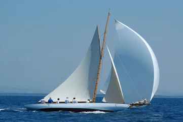 Printed roller blinds Sailing barca a vela classica con vento al lasco