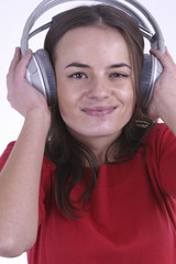 listening to music