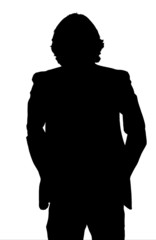 silhouette uomo business