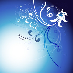 Fototapeta na wymiar blue motif