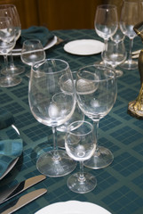 preparation for a dinner