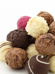 schokoladen trüffel mix