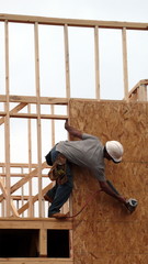 worker bending down