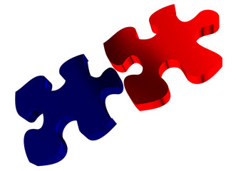 2 puzzle pieces
