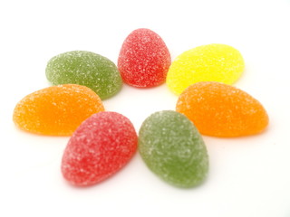 ostern süßigkeiten zucker gelee eier