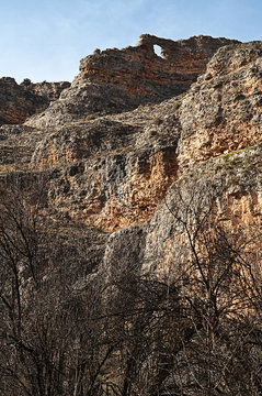 farallones en las hoces del rio durat&oacute;n.