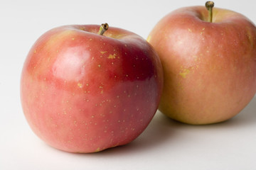 two red apples