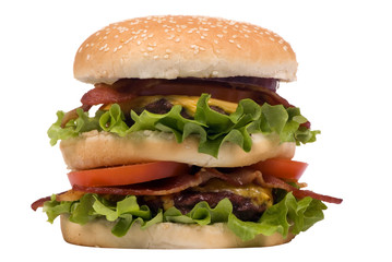 hamburger series (bacon cheeseburger)